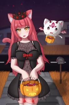 Trick or treat! Queen Of The Flies Fanart - @Matex_art